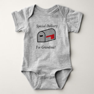 Special Delivery For Grandma Baby Jersey Bodysuit