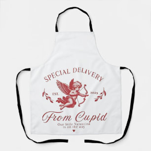 Special Delivery from Cupid Valentine Pregnant Mum Apron