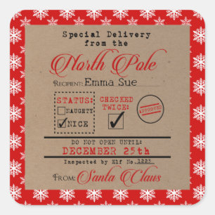 Special Delivery from Santa Christmas Gift Tags