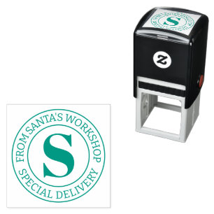 Special Delivery from Santa's Workshop monogramned Self-inking Stamp