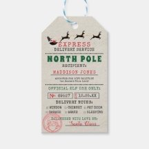 Special Delivery | Gift Tags from Santa North Pole