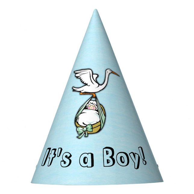 Special Delivery It's a Boy Party Hat (Front)