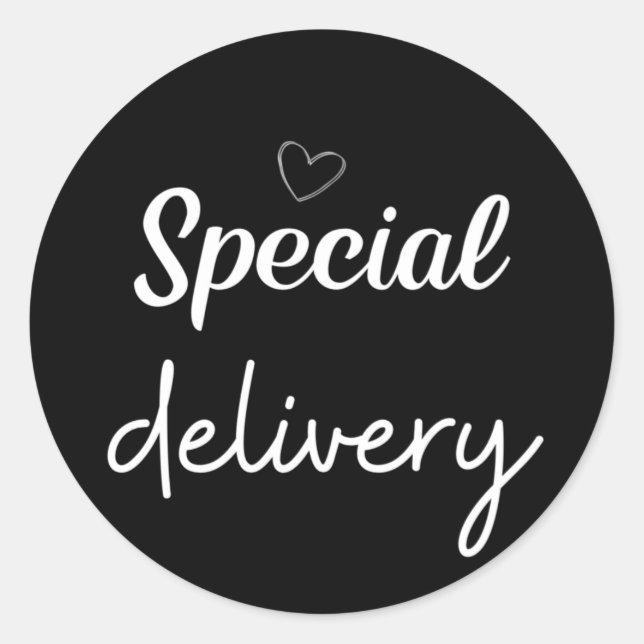 Special delivery label sticker (Front)