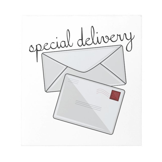 Special Delivery Notepad (Front)