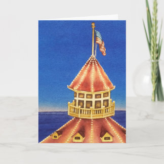 "Special Delivery" Original Watercolor Painting Holiday Card