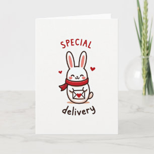 Special Delivery Rabbit Card