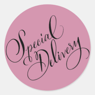 Special Delivery Round Sticker