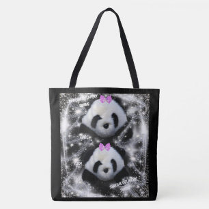 Special Delivery Twin Girls Tote Bag