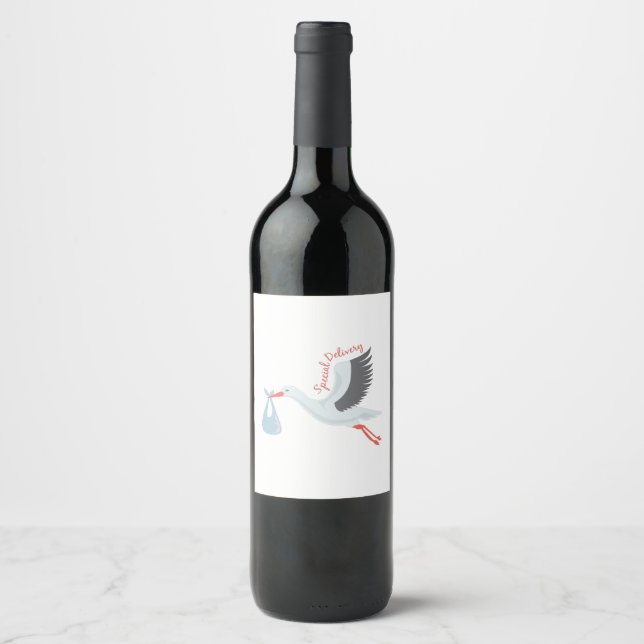 Special Delivery Wine Label (Front)