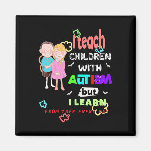 Special Ed SPED Teacher Teach Cool Autism Awarenes Magnet