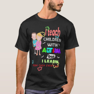Special Ed Sped Teacher Teach Cool Autism Awarenes T-Shirt