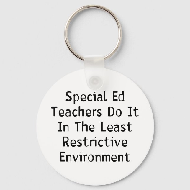 Special Ed Teachers Key Ring (Front)
