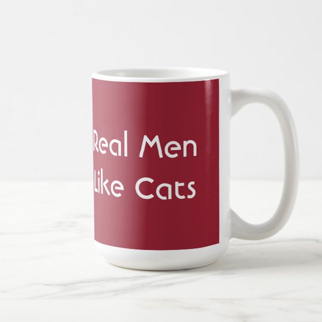 Special Edition Valentines Real Men Mug (Right)