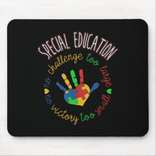 Special Education And Autism Awareness Teacher Mouse Pad