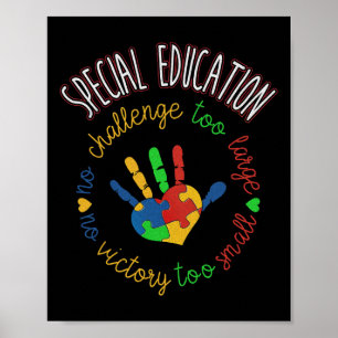 Special Education And Autism Awareness Teacher Poster