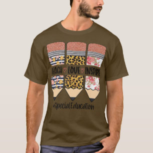 Special Education Back To School Teach Love Inspir T-Shirt