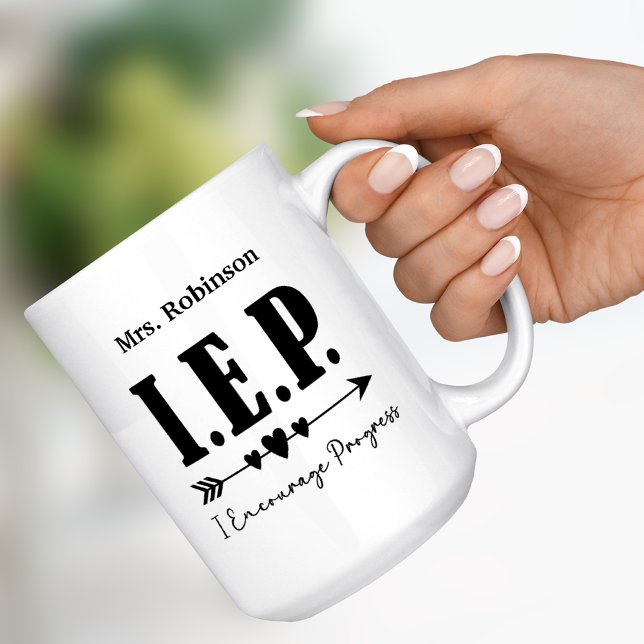 Special Education IEP Teacher Appreciation Gift Two-Tone Coffee Mug (Creator Uploaded)