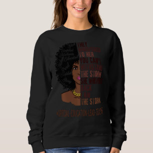 Special Education Lead Teacher African American Wo Sweatshirt