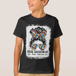 Special education life Sped Teacher Teach Accept U T-Shirt