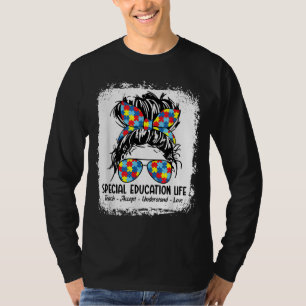 Special education life Sped Teacher Teach Accept U T-Shirt