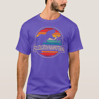 Special Education Paraprofessional Dinosaur T-Shirt