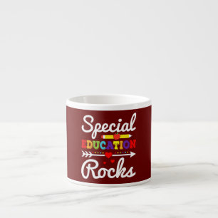 Special Education Rocks Autism Awareness Month Espresso Cup