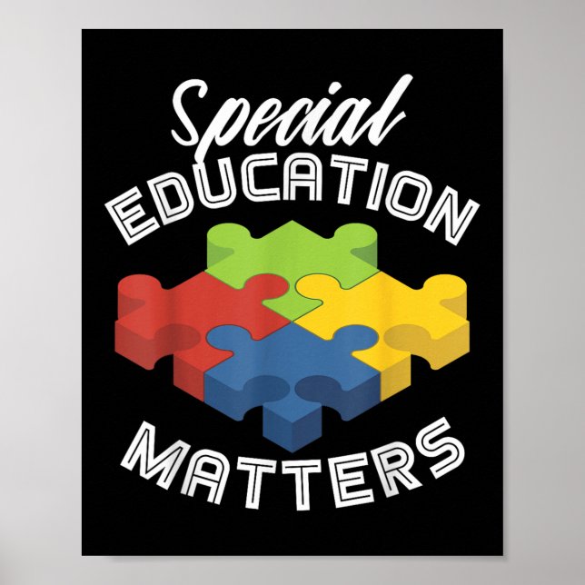 Special Education S Autism Awareness S  Poster (Front)