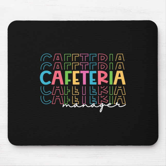Special Education Sped School Support Team Cafeter Mouse Pad (Front)