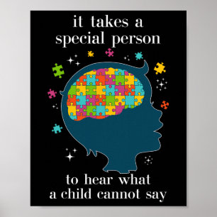 Special Education Sped Teacher - Autism Awareness  Poster
