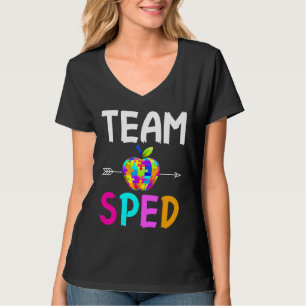 Special Education Sped Team Squad Autism Awareness T-Shirt