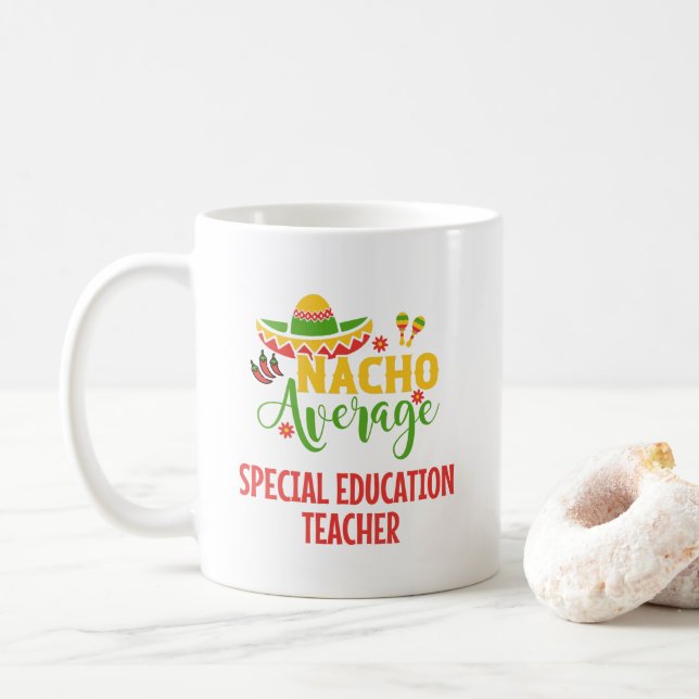 Special Education Teacher Appreciation Coffee Mug (With Donut)