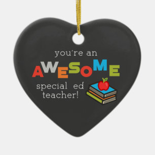 Special Education Teacher Appreciation Day Awesome Ceramic Tree Decoration