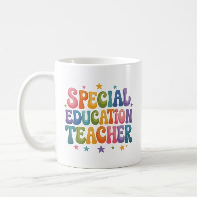 Special Education Teacher Appreciation Gift Coffee Mug (Left)