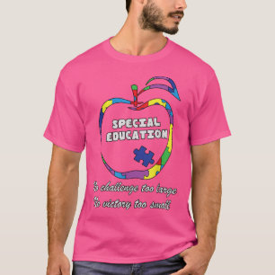 Special Education Teacher Autistic Kids Autism Awa T-Shirt