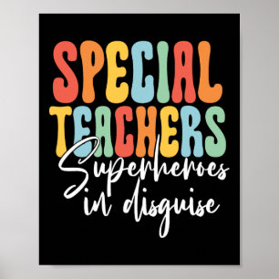 Special Education Teacher Behaviour Educator Poster