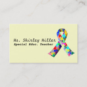 Special Education Teacher Business Card