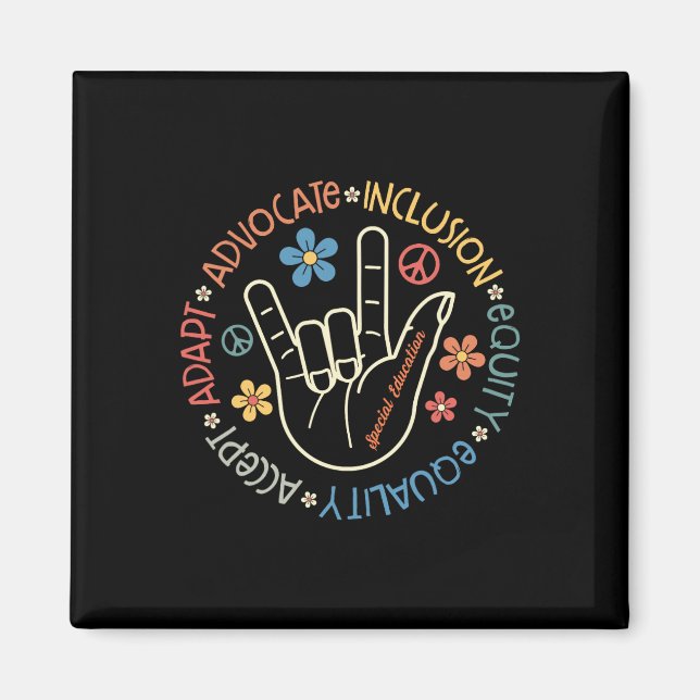 Special Education Teacher Inspirational Sped Teach Magnet (Front)