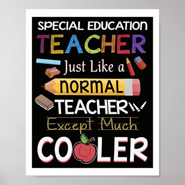 Special Education Teacher Poster (Front)