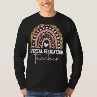 Special Education Teacher Sped Ed Sped Leopard Rai T-Shirt