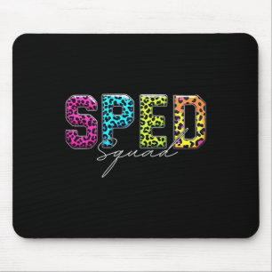 Special Education Teacher Sped Squad School Team L Mouse Pad