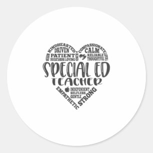 Special education teacher, SPED teacher Classic Round Sticker