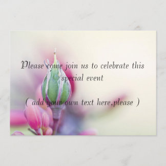 Special event invitation