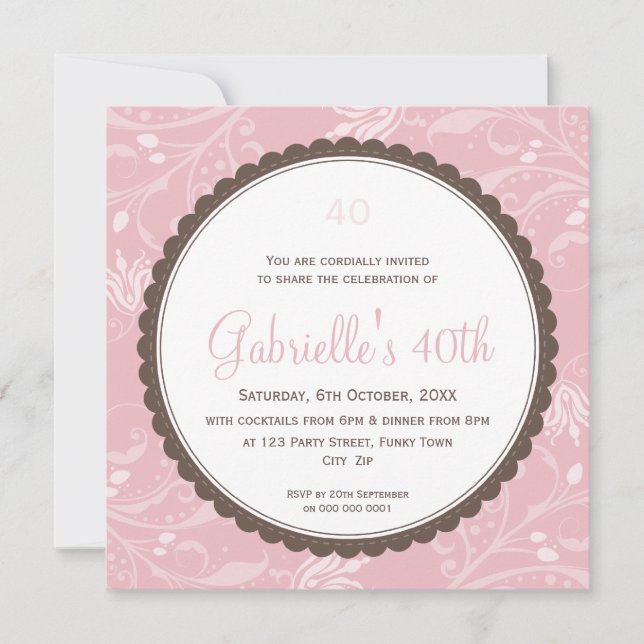 SPECIAL EVENT INVITES :: round scallop 6SQ (Front)