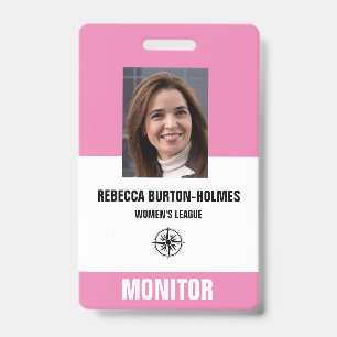 SPECIAL EVENT MONITOR PASS - Photo I.D. ID Badge