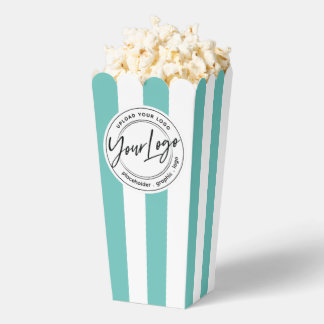 Special Event Movie Night Company Logo Popcorn Favour Box