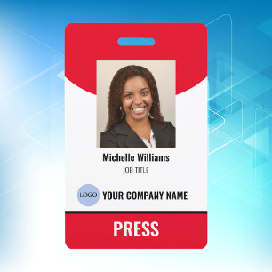 Special Event PHOTO I.D. Badge ID Badge