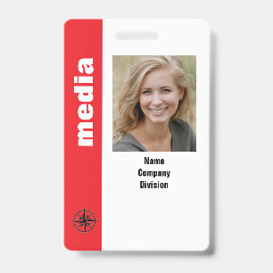 SPECIAL EVENT PRESS PASS and Photo I.D. ID Badge