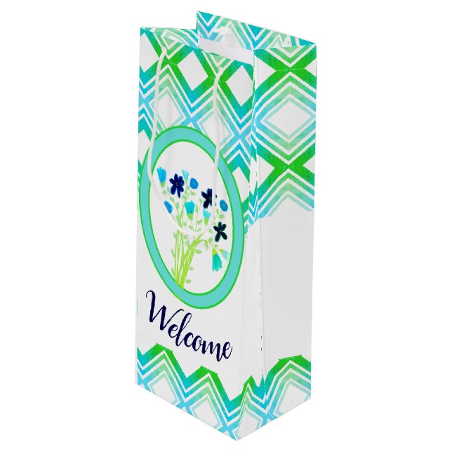 Special Event Welcome Bottle Gift Bag (Front Angled)