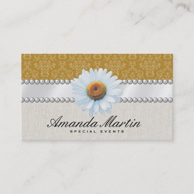 Special Events | Classic Yellow Business Card (Front)