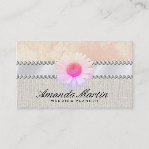 Special Events Elegant Flower Business Card